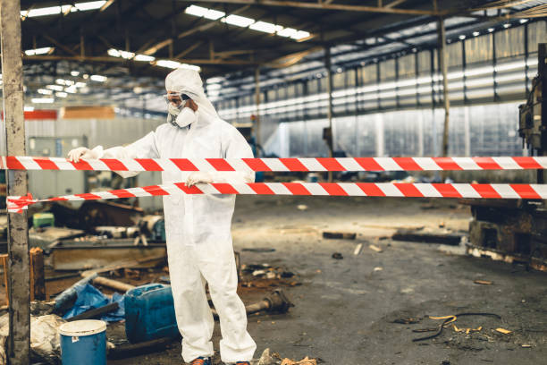 Professional Drug Lab Cleanup technician working in Johnson City, TN